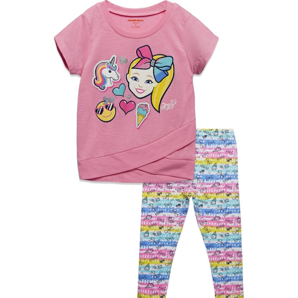 Fashion Crossover Top and Leggings
